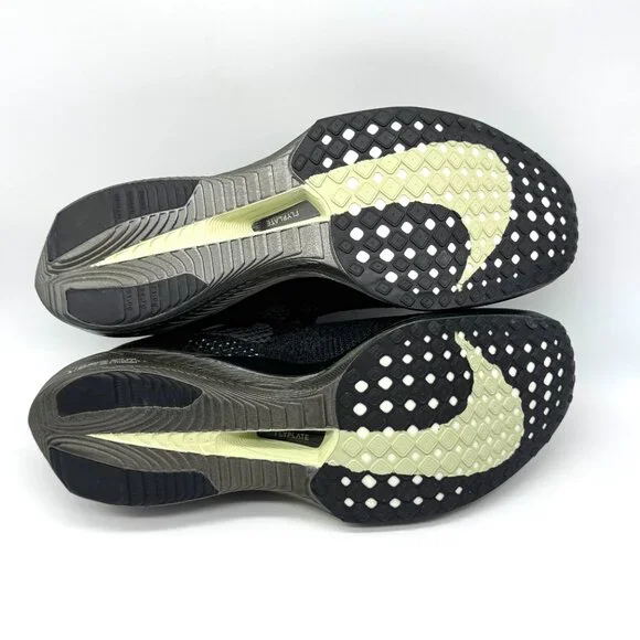 Nike Mens ZoomX Vaporfly 3 Black Olive Aura Running Shoes Sz 10.5 NEW HV6351-001 - Picture 8 of 11